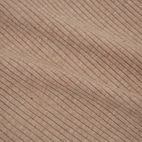 オーガニックコットン マタニティリブ編みタンクトップ （脇縫いなし）