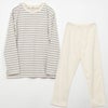 オーガニックコットン 天竺ボーダーパジャマ