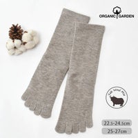 オーガニックコットン ヤク＆スーピマ5本指ソックス