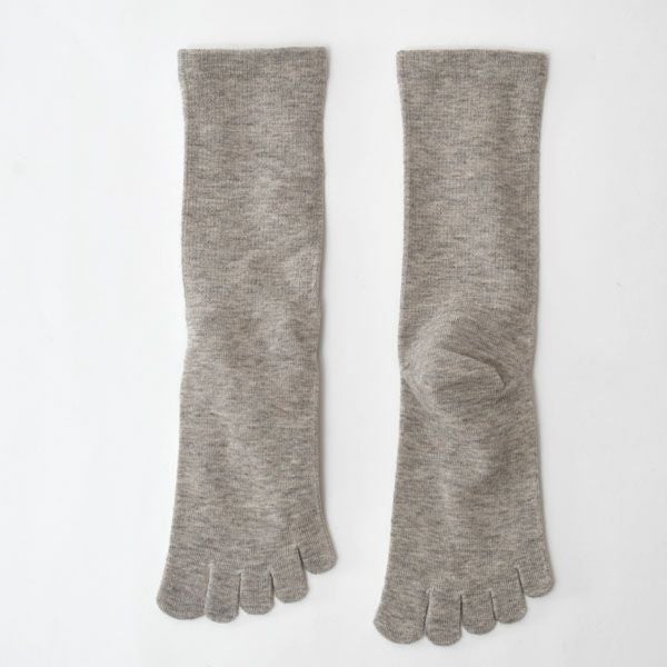 オーガニックコットン ヤク＆スーピマ5本指ソックス