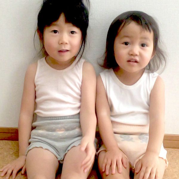 オーガニックコットン ベビーフライスタンクトップ