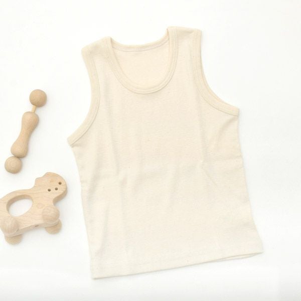 オーガニックコットン ベビーフライスタンクトップ
