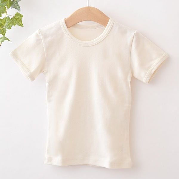 オーガニックコットン ベビーフライス半袖Tシャツ
