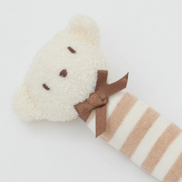 オーガニックコットン スティックガラガラ