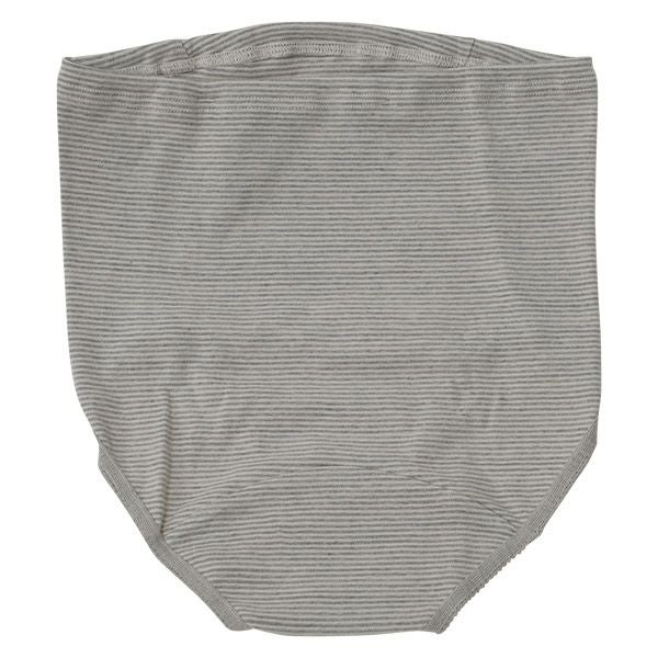 オーガニックコットン マタニティフライス細ボーダーパンツ