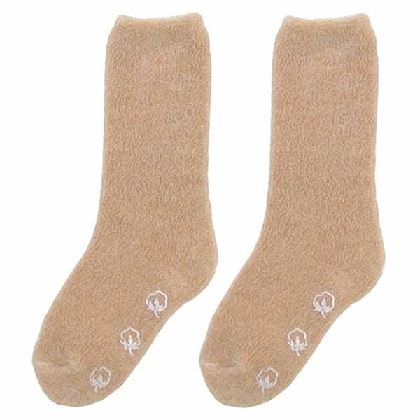 オーガニックコットン ベビー 表パイルハイソックス