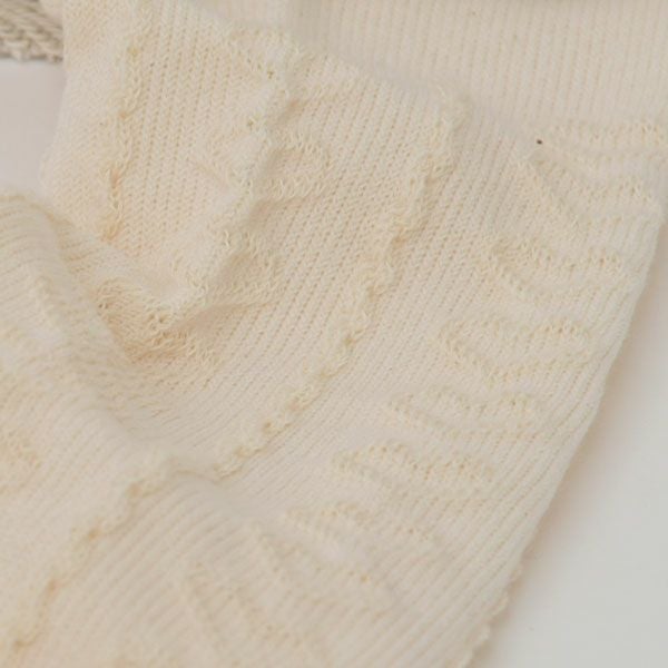 オーガニックコットン ヤクウールロングスパッツ付きスカート グレー 60-90