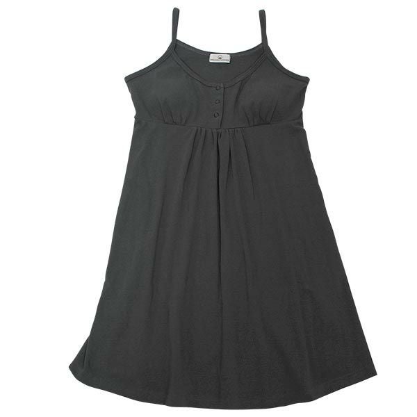 オーガニックコットン マタニティ パット付きミニ丈キャミドレス