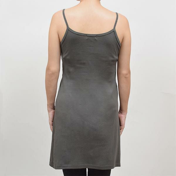 オーガニックコットン マタニティ パット付きミニ丈キャミドレス