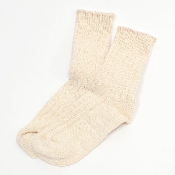 オーガニックコットン ガラボウソックス ミドル丈