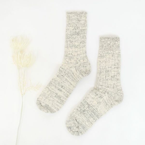 オーガニックコットン ガラボウソックス ミドル丈