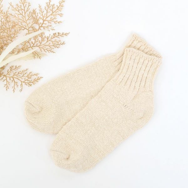 オーガニックコットン ガラボウソックス アンクル丈