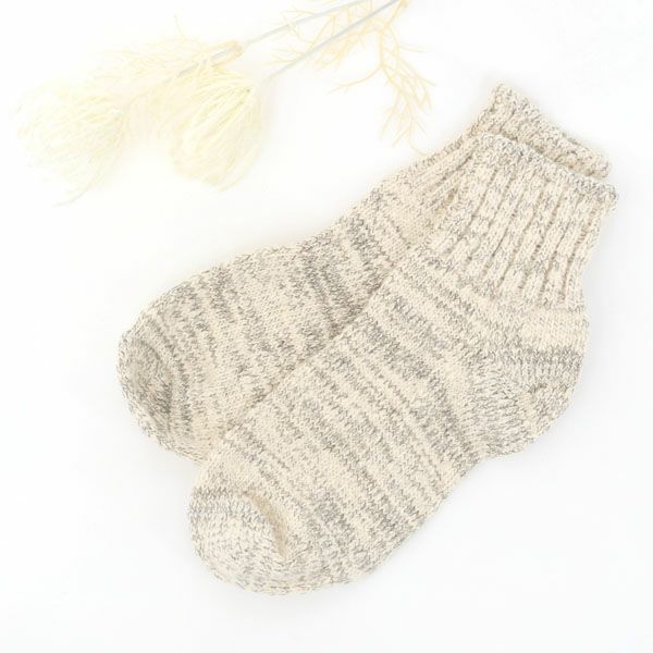 オーガニックコットン ガラボウソックス アンクル丈