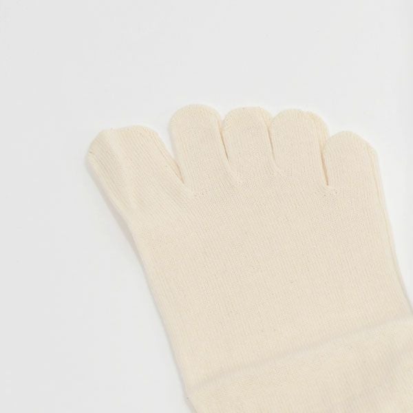 オーガニックコットン 5本指 重ね履きインナーソックス
