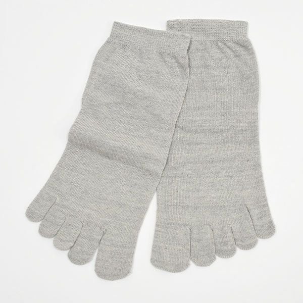 オーガニックコットン 5本指 重ね履きインナーソックス