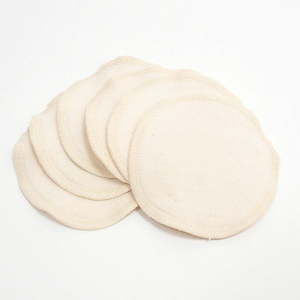 オーガニックコットン 授乳パッド11cm・6枚組 Natural