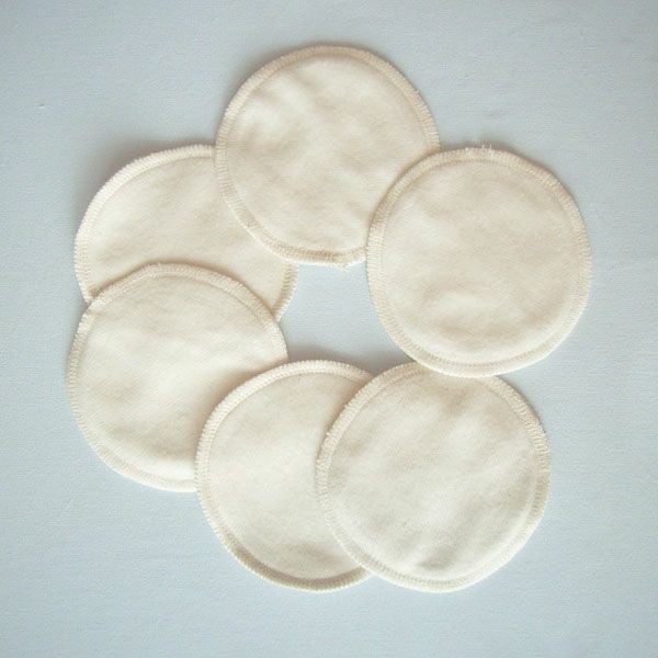 オーガニックコットン 授乳パッド11cm・6枚組 Natural