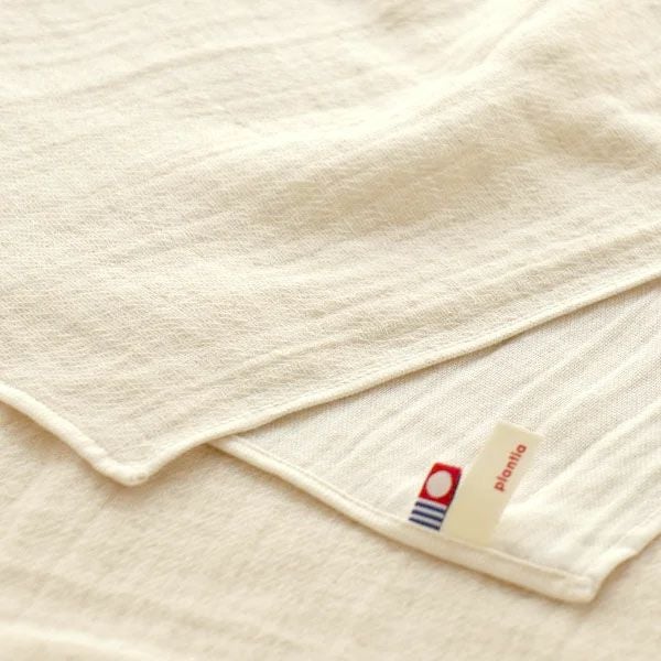 オーガニックコットン リネンガーゼ フェイスタオル リネンナチュラル 33×90