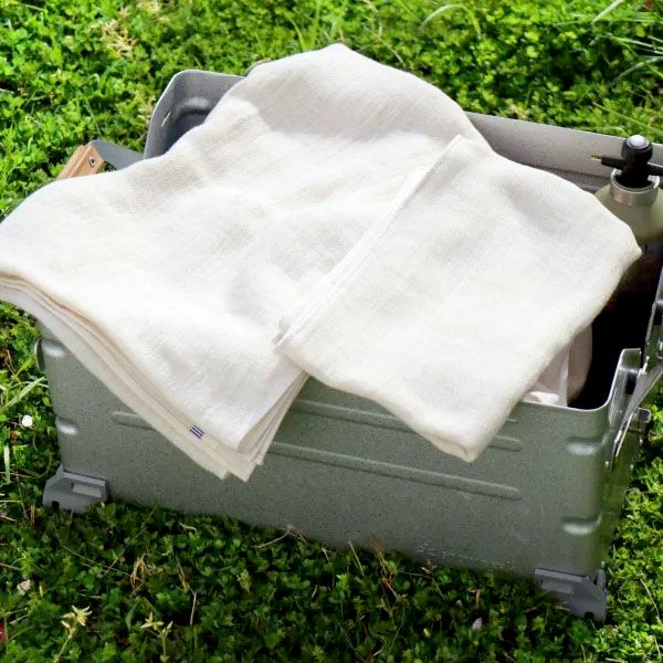 オーガニックコットン リネンガーゼ フェイスタオル リネンナチュラル 33×90