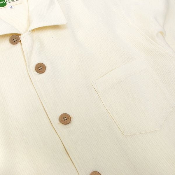 オーガニックコットン メンズ ジンコードパジャマ