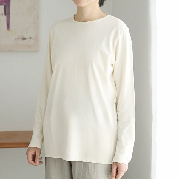 オーガニックコットン 20天竺長袖Tシャツ | オーガニックコットンの