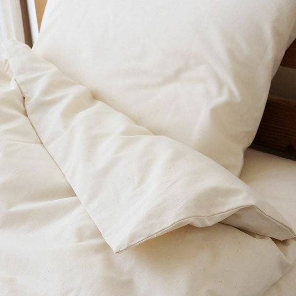 オーガニックコットン 平織りピローケース