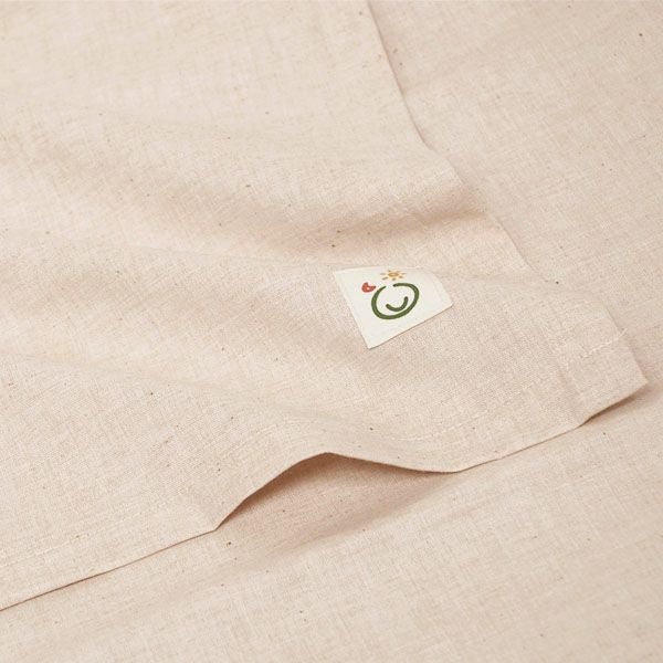 オーガニックコットン 平織りフラットシーツ
