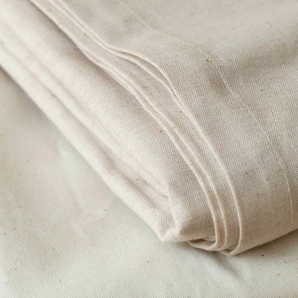 オーガニックコットン 平織りフラットシーツ