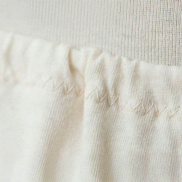 オーガニックコットン 薄手天竺ペチコートパンツ きなり