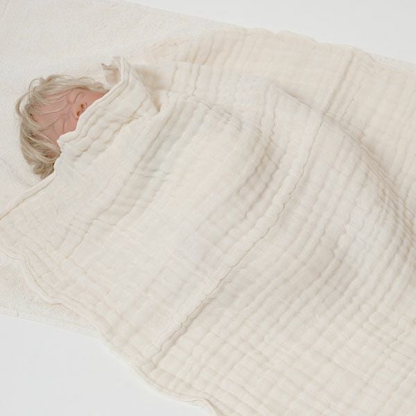 オーガニックコットン ふんわり6重ガーゼミニケット 60×60