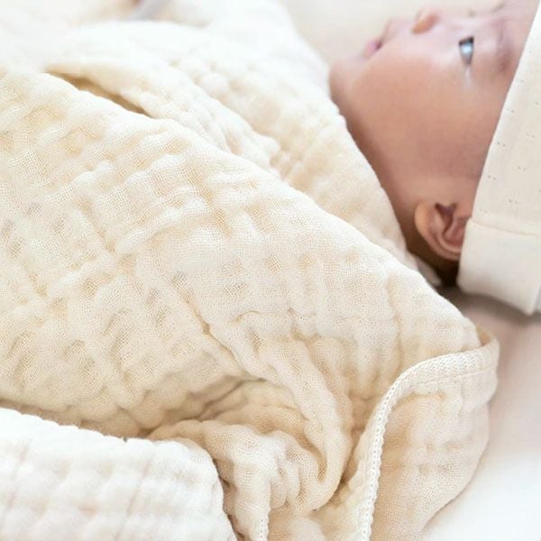 オーガニックコットン ふんわり6重ガーゼミニケット 60×60