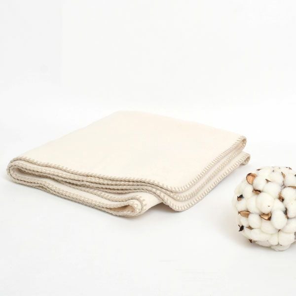 オーガニックコットン ふかふかブランケット 140×70
