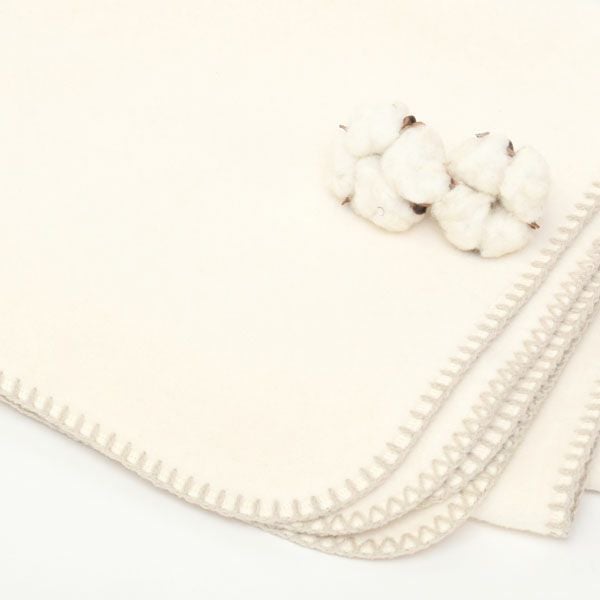 オーガニックコットン ふかふかブランケット 140×70