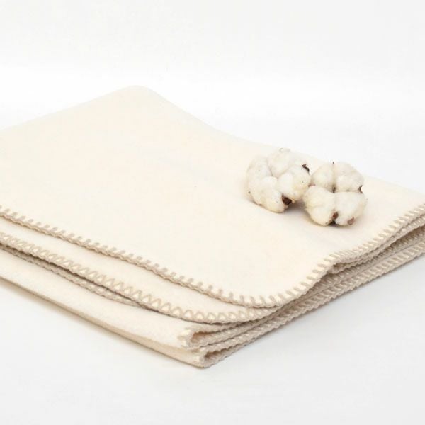 オーガニックコットン ふかふかブランケット 140×70
