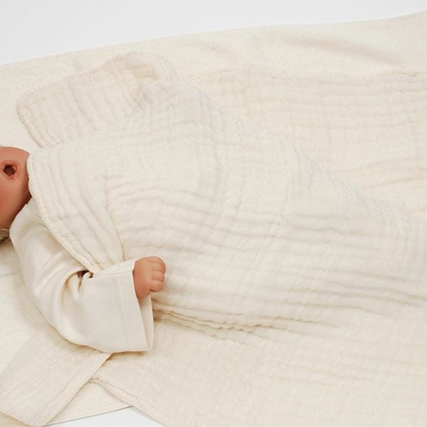 オーガニックコットン ふんわり6重ガーゼケット 90x90