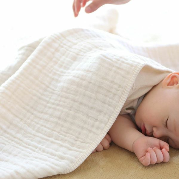 オーガニックコットン ふんわり6重ガーゼケット 90x90