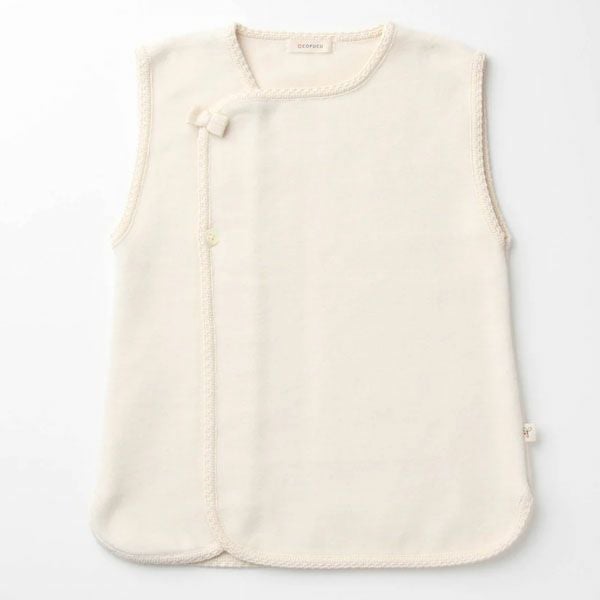 オーガニックコットン ベビー スカラップスリーパー