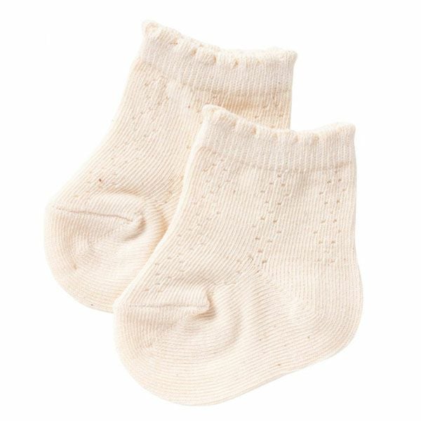 オーガニックコットン ベビークルーソックス
