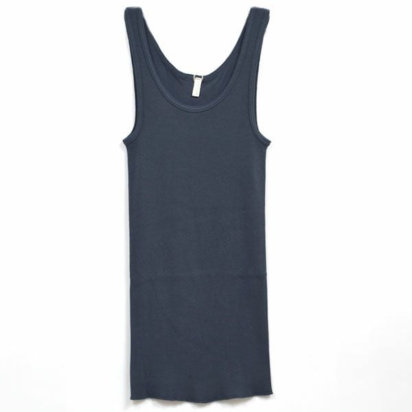 オーガニックコットン リブタンクトップ