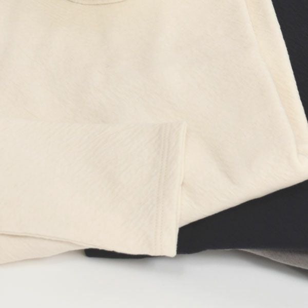 オーガニックコットン 薄手接結インナーシャツ（長袖）