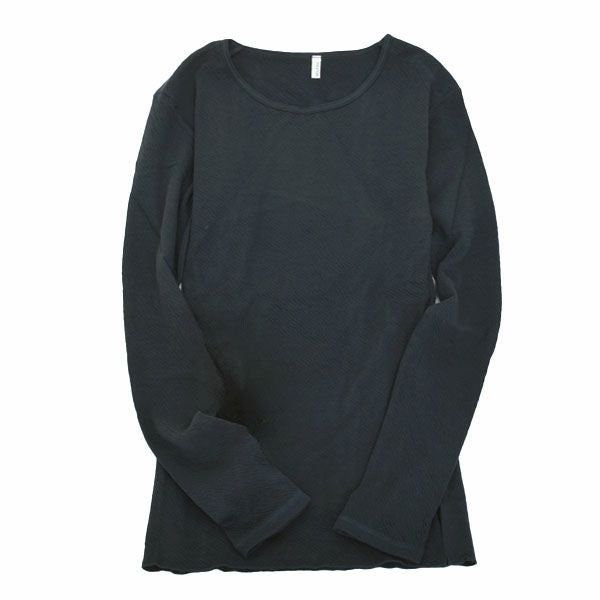 オーガニックコットン 薄手接結インナーシャツ（長袖）