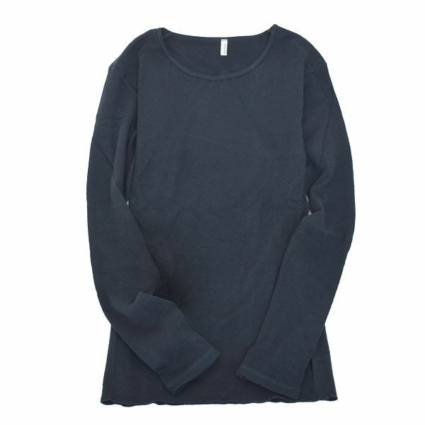 オーガニックコットン 薄手接結インナーシャツ（長袖）