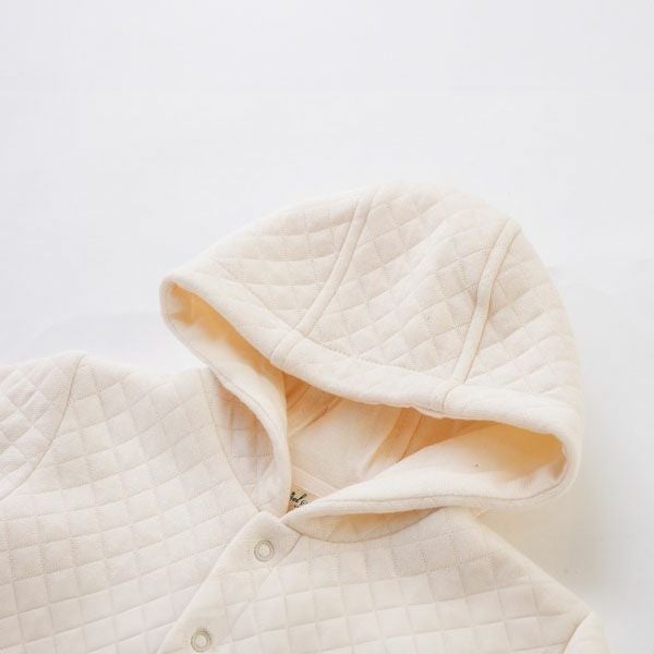 オーガニックコットン ベビー キルトニット2WAYスマートおくるみオール