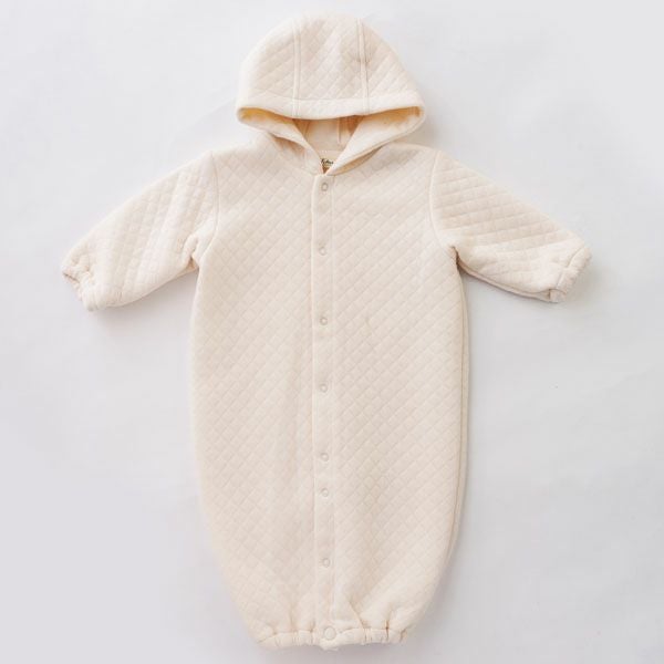 オーガニックコットン ベビー キルトニット2WAYスマートおくるみオール