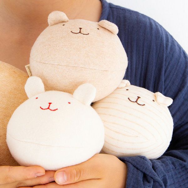 オーガニックコットン 鈴入りボール