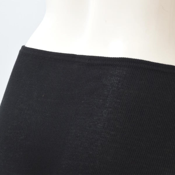 オーガニックコットン ハイライズショーツ ブラック M～L