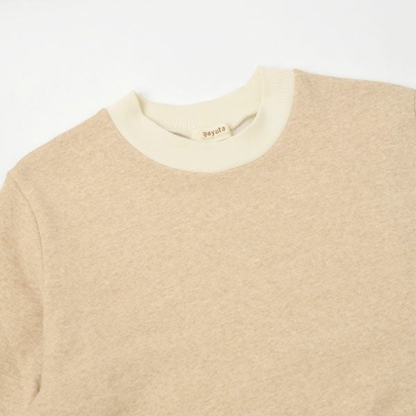 オーガニックコットン 裏起毛トレーナー