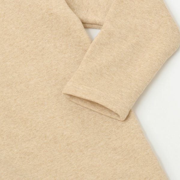 オーガニックコットン 裏起毛トレーナー