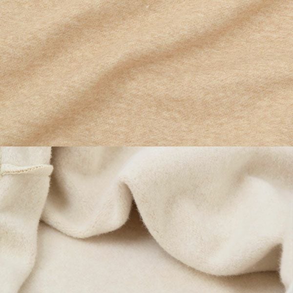 オーガニックコットン 裏起毛トレーナー