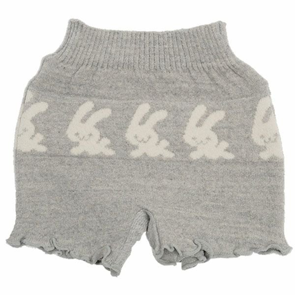 オーガニックコットン うさぎボーダーパンツ